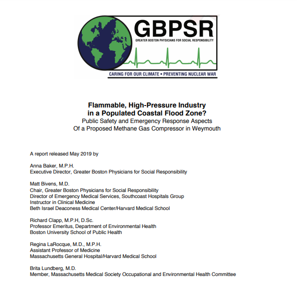 GBPSR release new report on dangers of the proposed compressor station