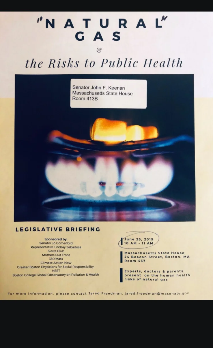 Legislative briefing on fracked-gas &amp; risks to public health 