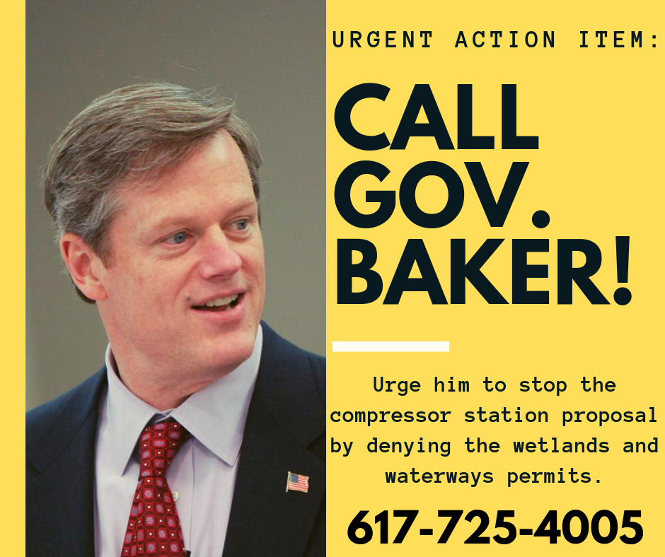 Action Item: Call Governor Baker