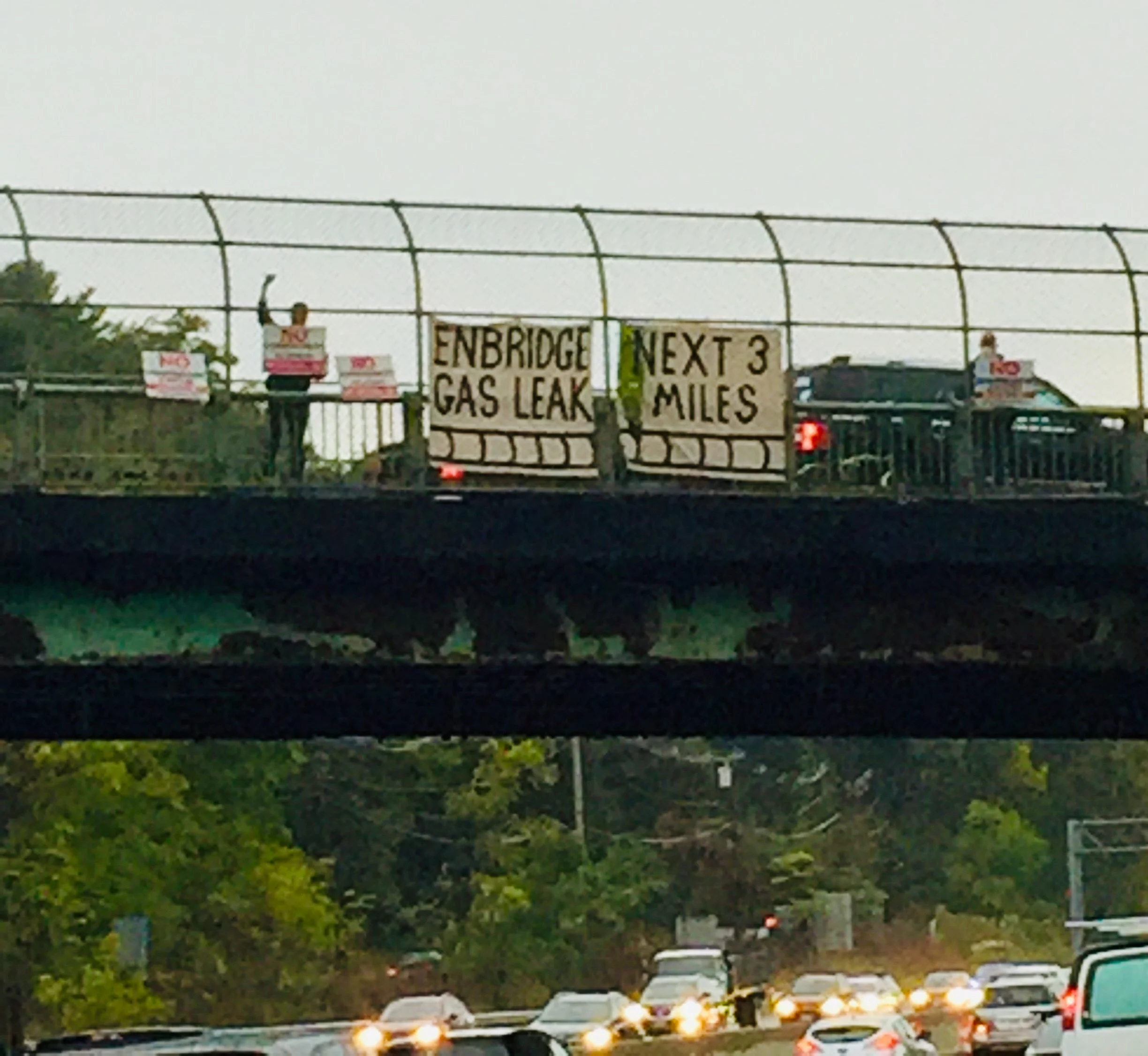 Local residents expose Enbridge's pipeline blowdown in Newton and Weston