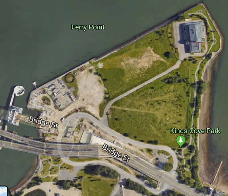 What toxic waste lies below the proposed compressor site?