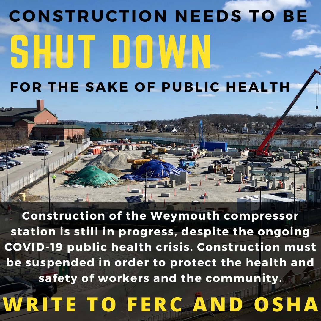 Action Item: Urge FERC to Shut Down Construction