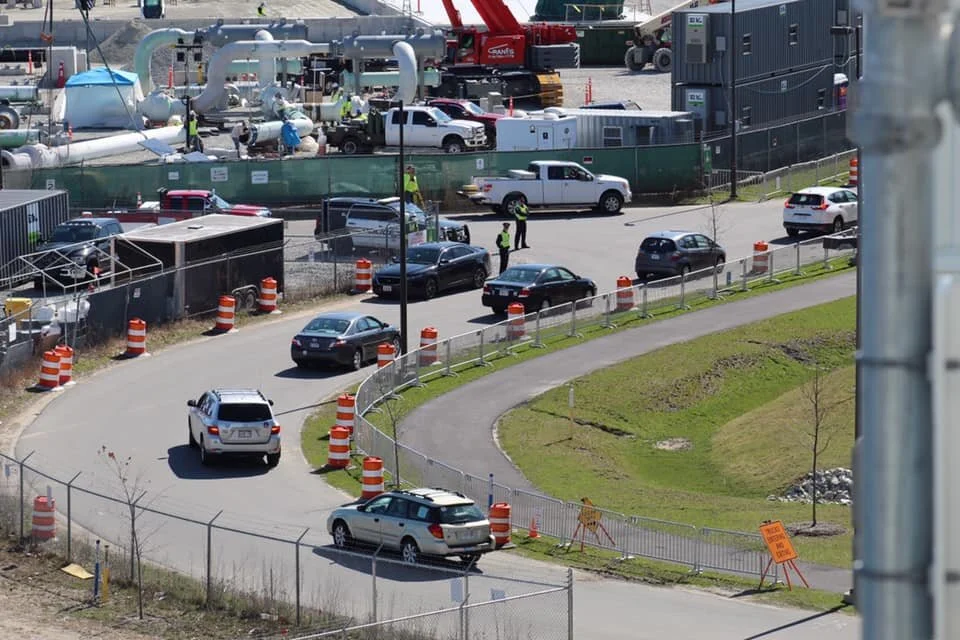 FRRACS and friends go on a car parade at the site