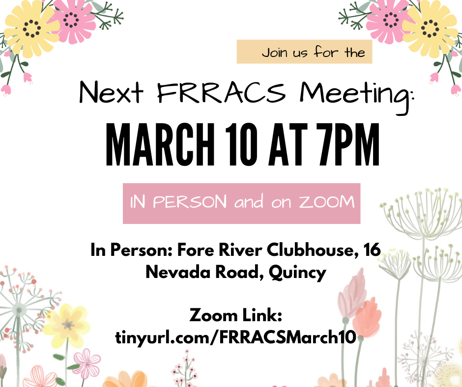 March 2026 FRRACS Meeting