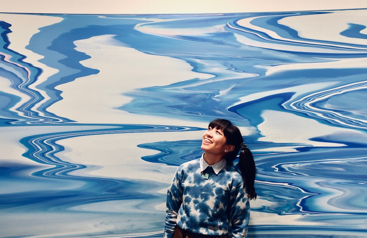 Spotted at LA Art Show 2019 with Izzy (queerpunkfilipinx)in front of Andy Moses painting at Melissa Morgan Fine Art