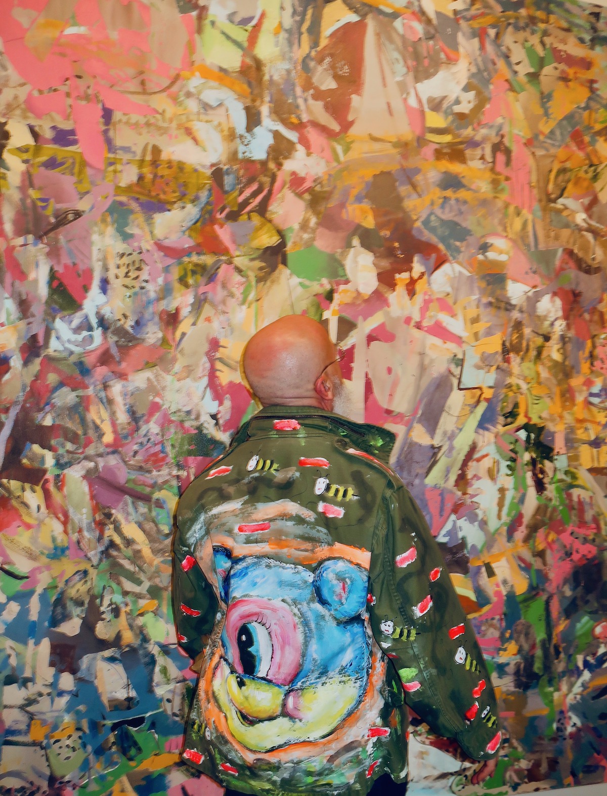 Spotted at The Armory show 2019 with Benjamin (noriegaortiz) in front of Padraig Timoney at Andrew Kreps Gallery