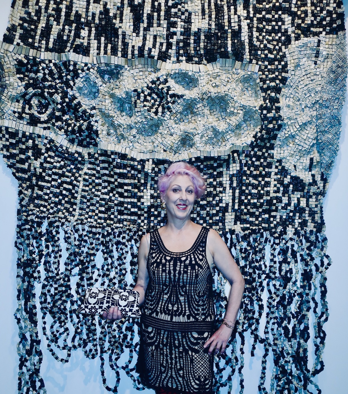 Spotted at The Armory Show 2019 with Debra Roth (pinkdeb) in front of Nicodim piece at Nicodim Gallery