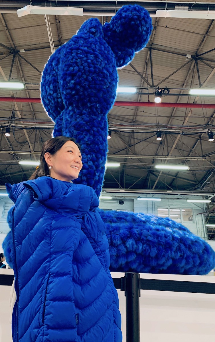 Spotted at The Armory Show 2019 with (Whatlooksgoodtome) in front of Ryan Gander scupture at Lisson Gallery)
