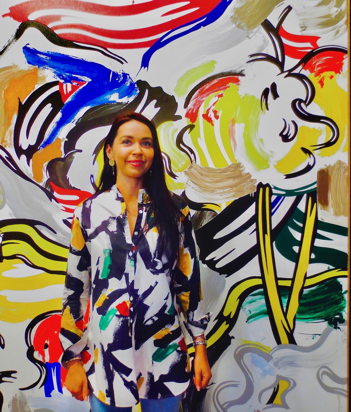 Art Basel Switzerland 2016 Red Sky," by Roy Lichtenstein, at Gagosian Gallery