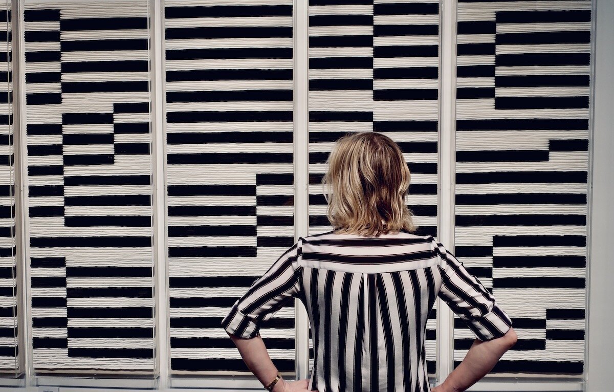 Spotted at LA Art Show 2020 with Elizabeth Dryden (dryden_true) in front of Fernando Dasa piece at L’Arcada Galeria D'Art