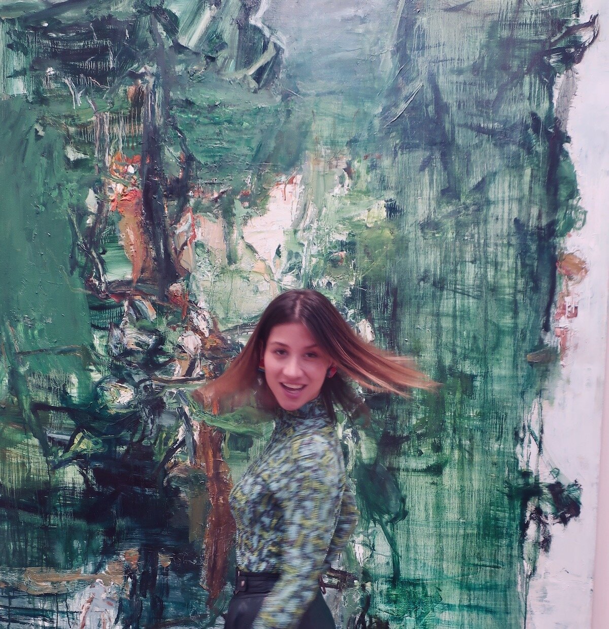 Spotted at Frieze LA 2020 with Millane (millanefernandez) standing in front of Tu Hongtao painting at Levy Gorvy Gallery