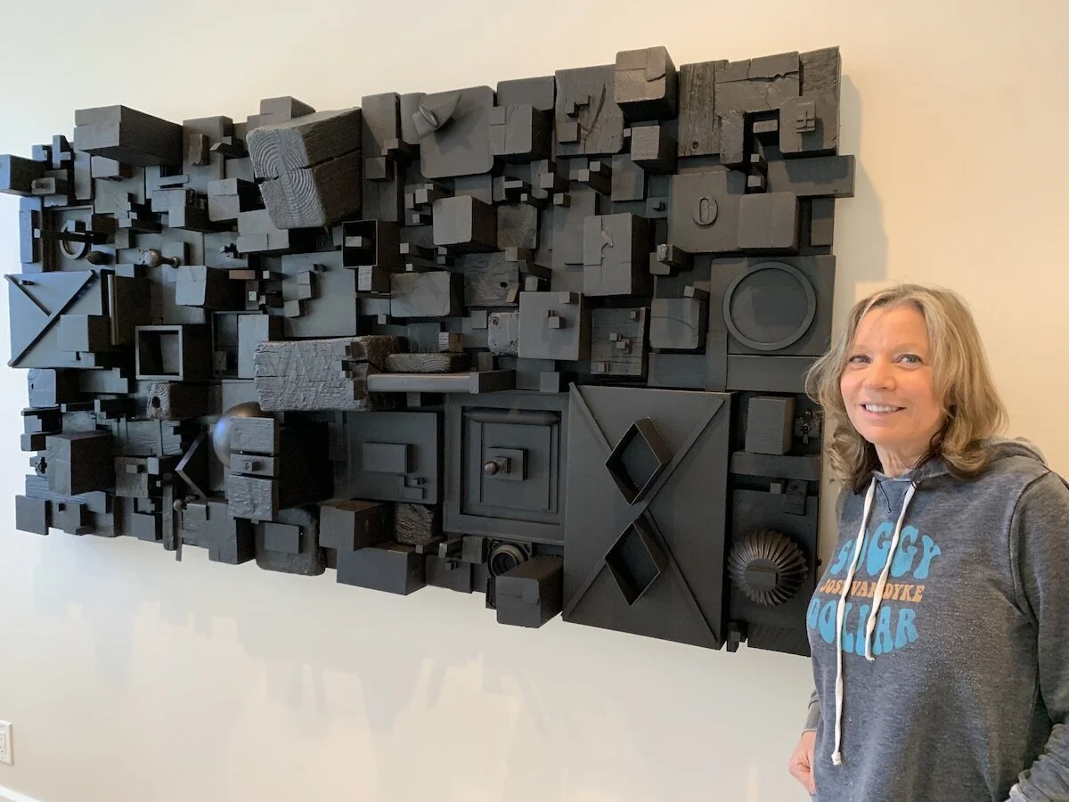 Large intimidating wall piece