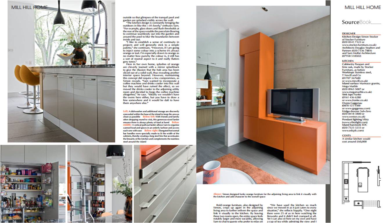 this kitchen was included in the magazine '25 beautiful kitchens'