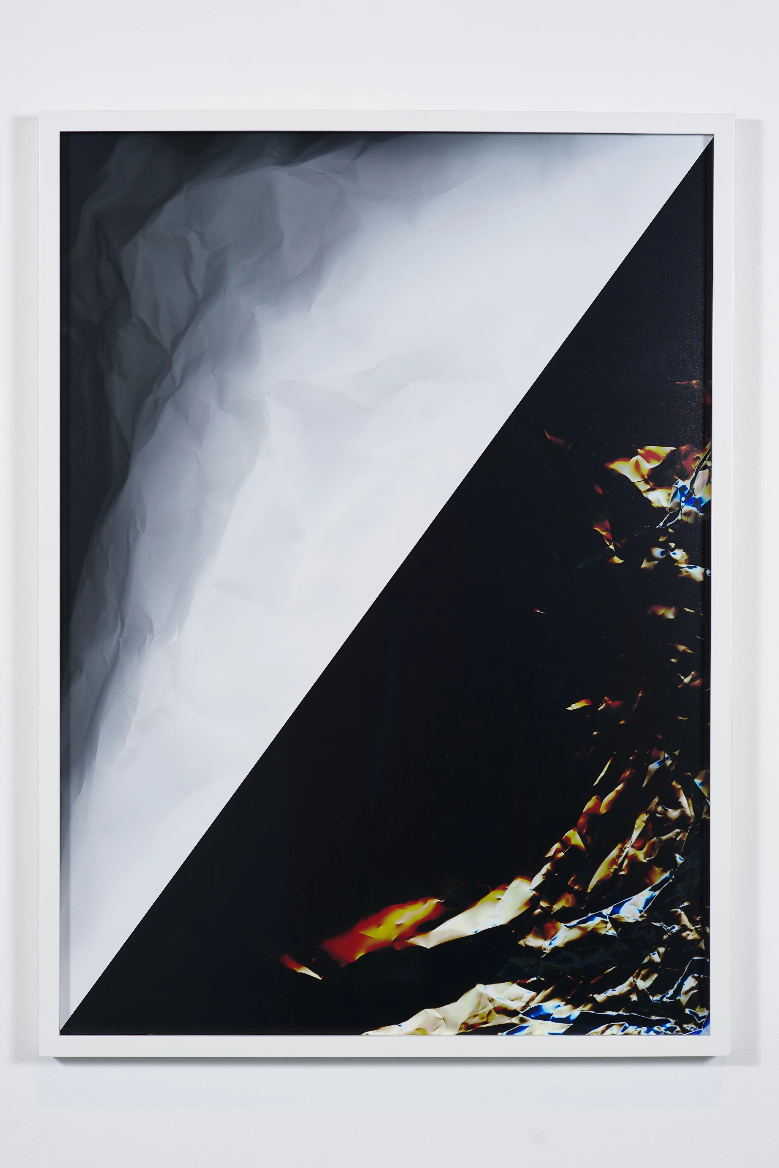   Cracked Light, Fading White,  detail. Commission at Selmer Advokater A/S, 2011. 