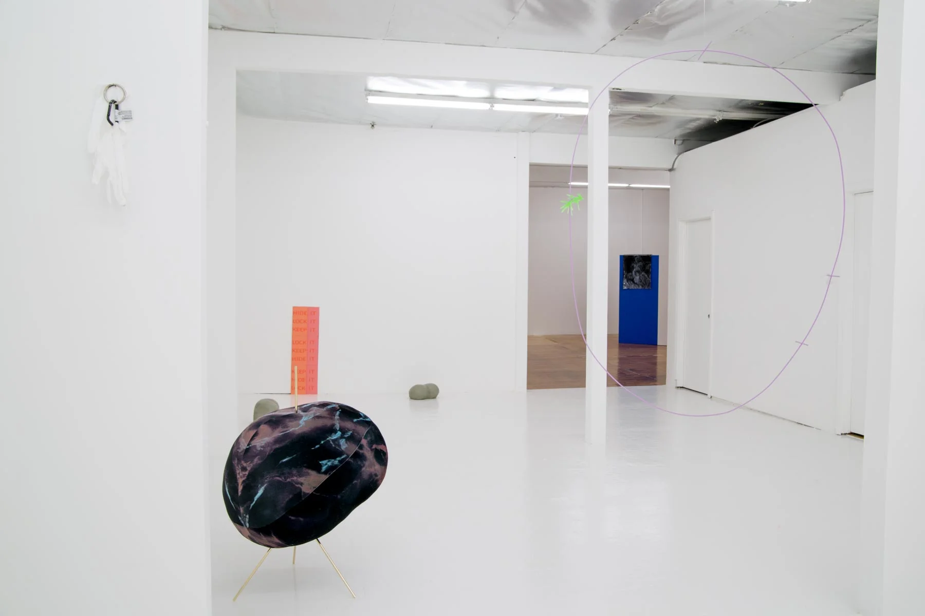 Hannah Boone, Aria Dean, Merideth Hillbrand, Installation view