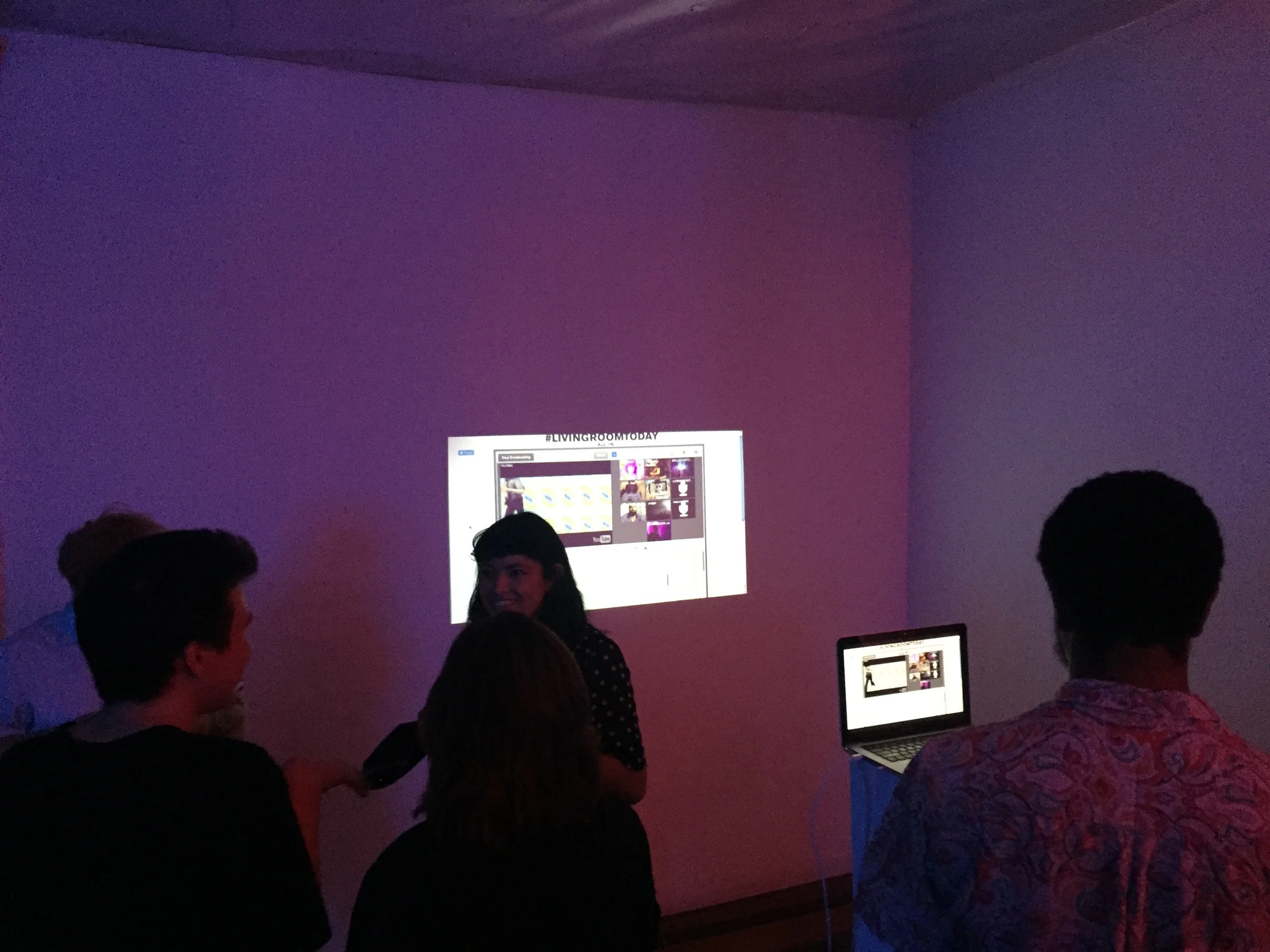  &nbsp;Installation View, #livingroomtoday 