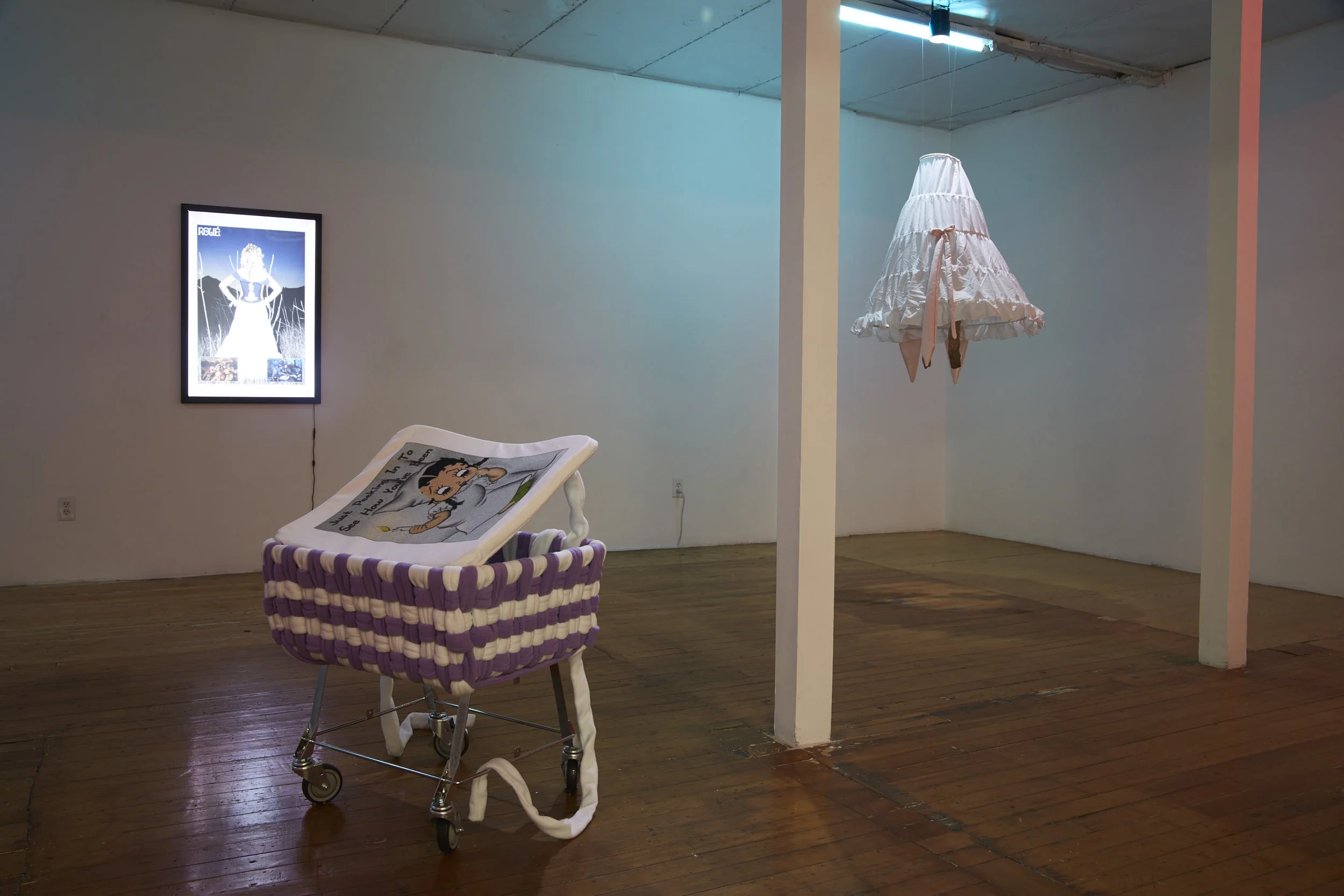 Upskirt Prayeree , Installation View