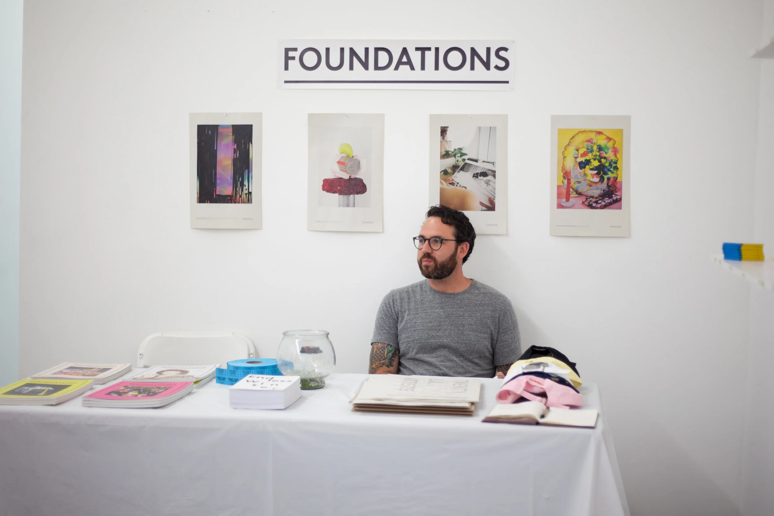 Foundations Magazine booth