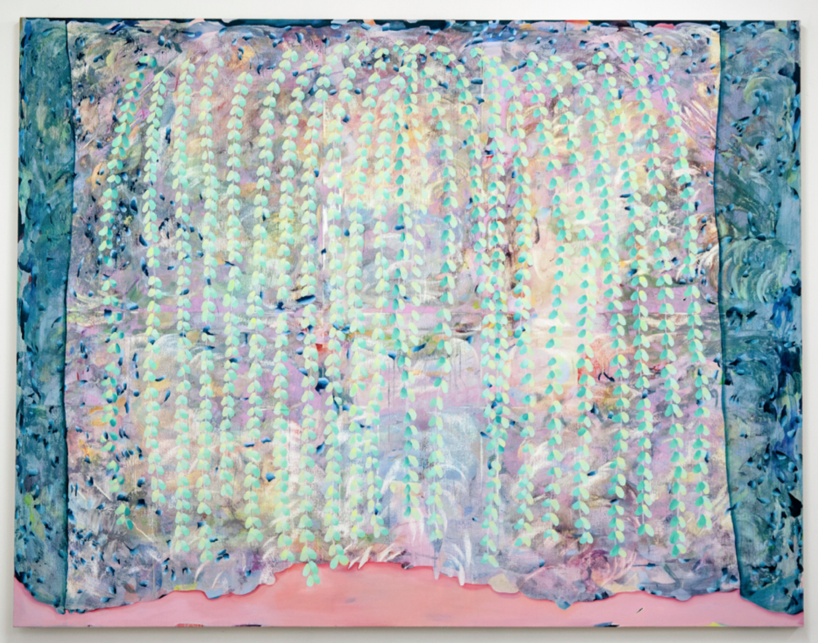 Willow tree makes a curtain, or maybe a veil onstage , 2017
