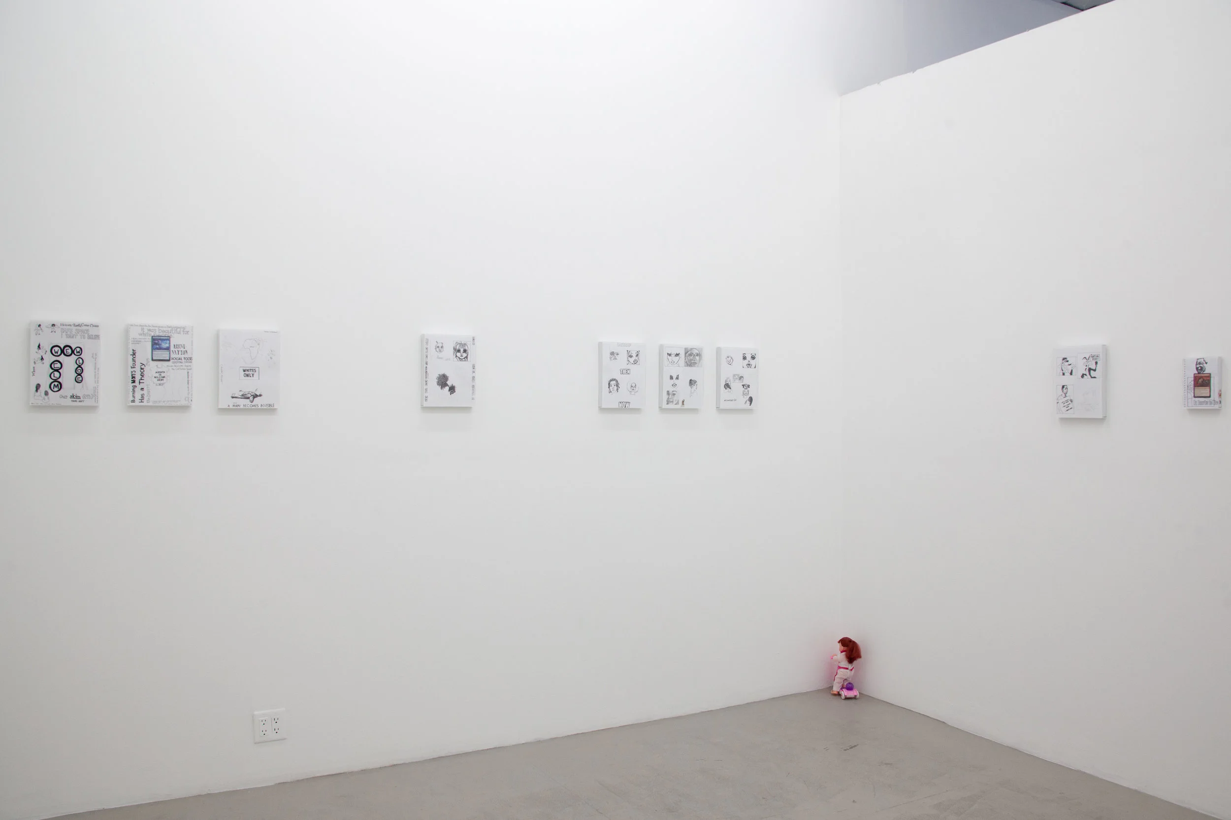   YIELD: Poems and Drawin's , Installation View 