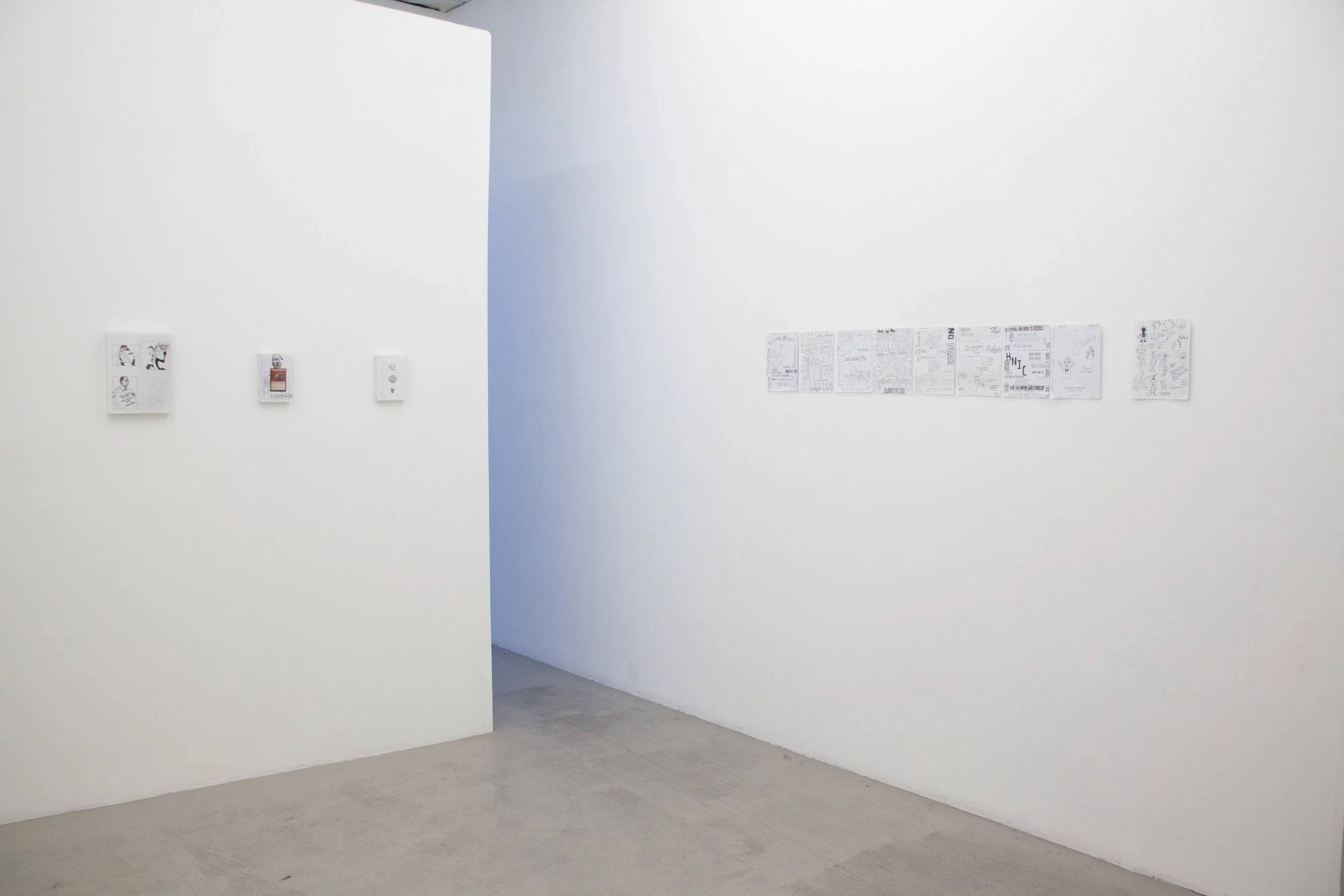   YIELD: Poems and Drawin's , Installation View 