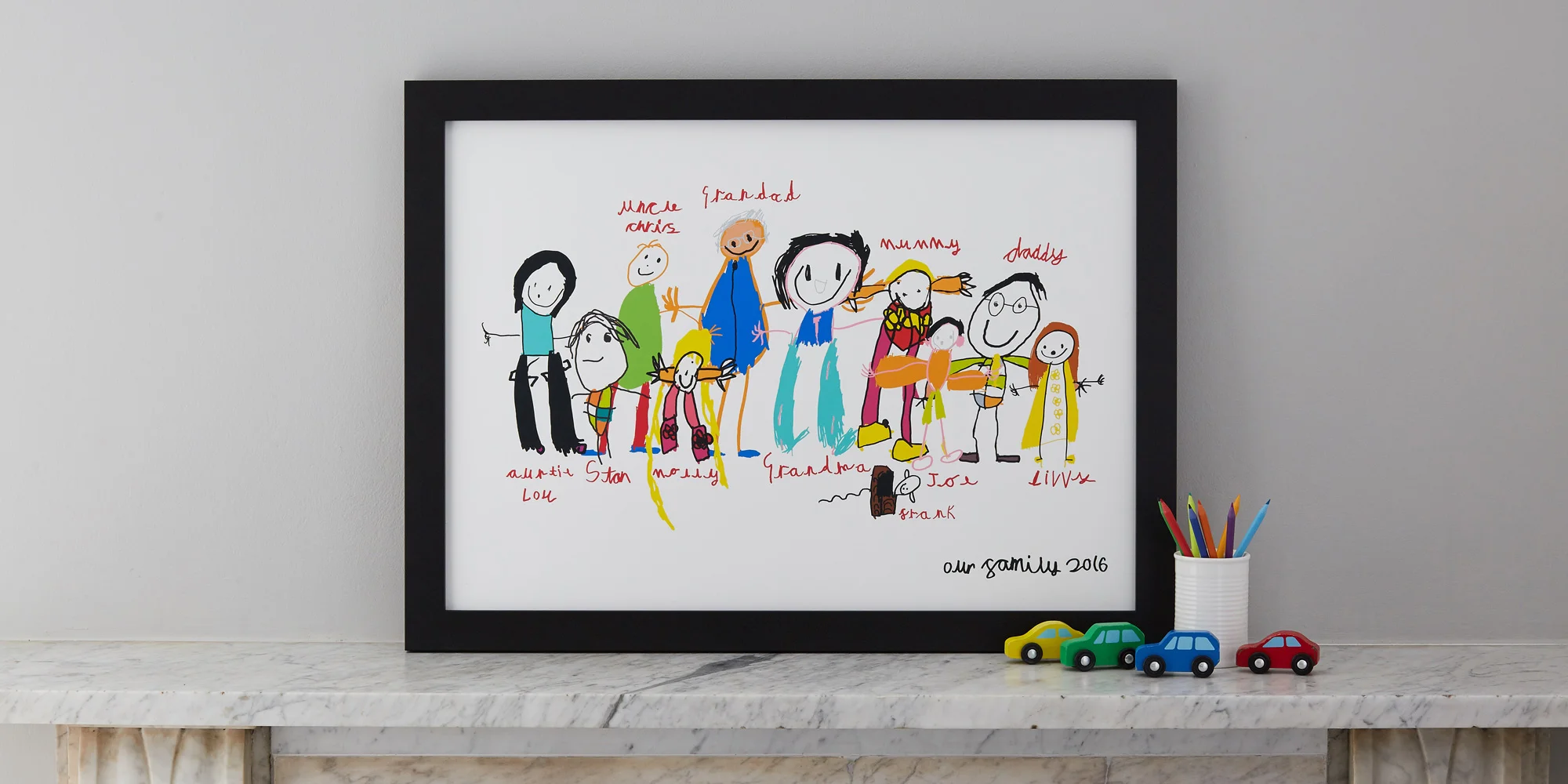 50 x 70 cm, the most popular size, offered in landscape and portrait
