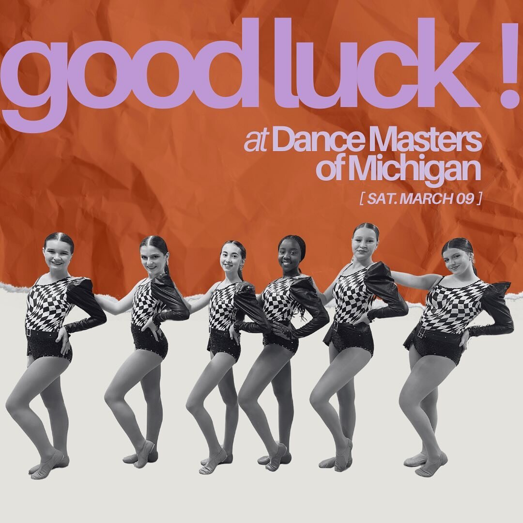 Best of luck to our dancers as they compete in our first full team competition of the season! We can&rsquo;t wait to see all of your hard work come together on stage. We are so proud of all of you!! 💜 Livestream can be found here: https://www.danceb