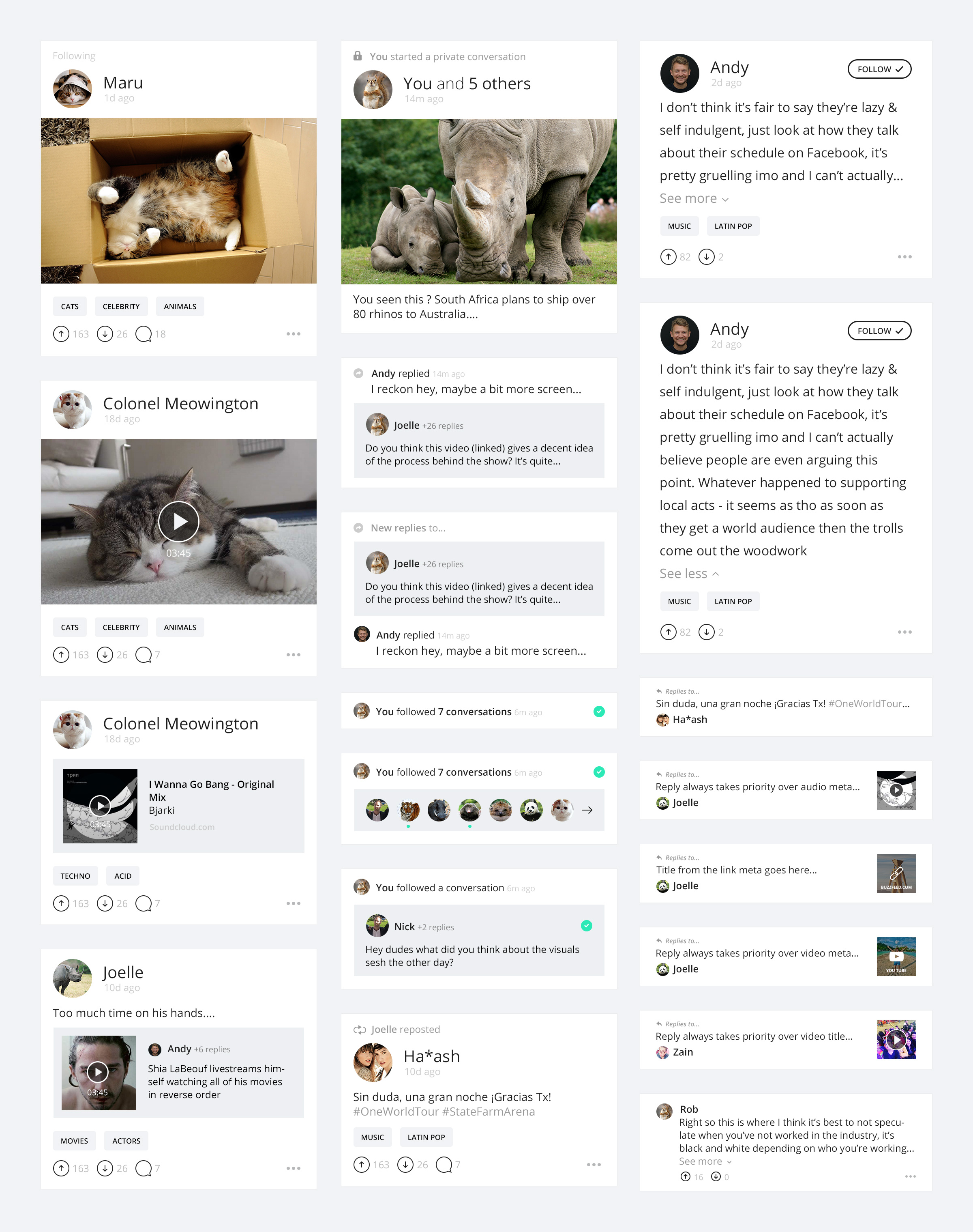 - Some of the ui elements designed for the MVP