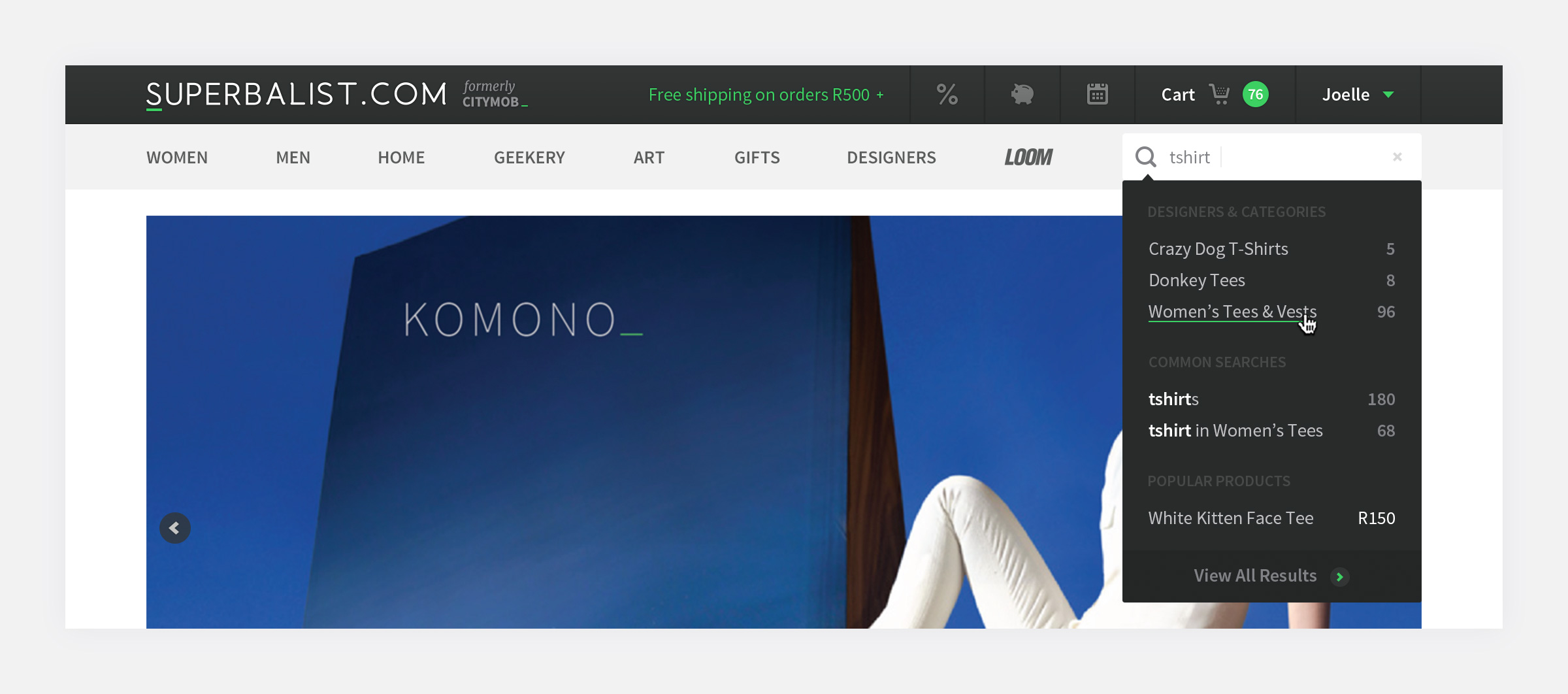 a selection of ui elements