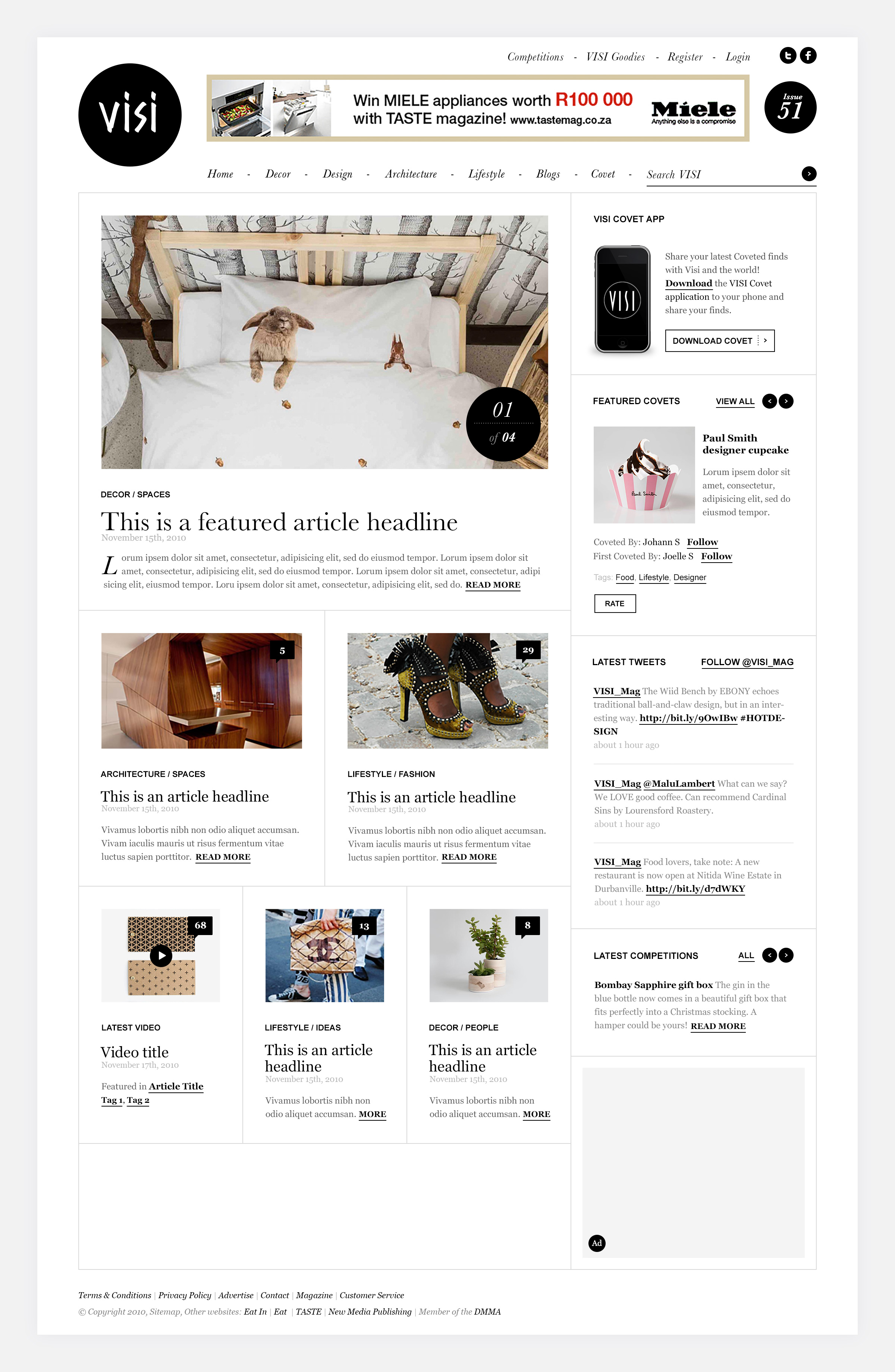 An Early Homepage Concept