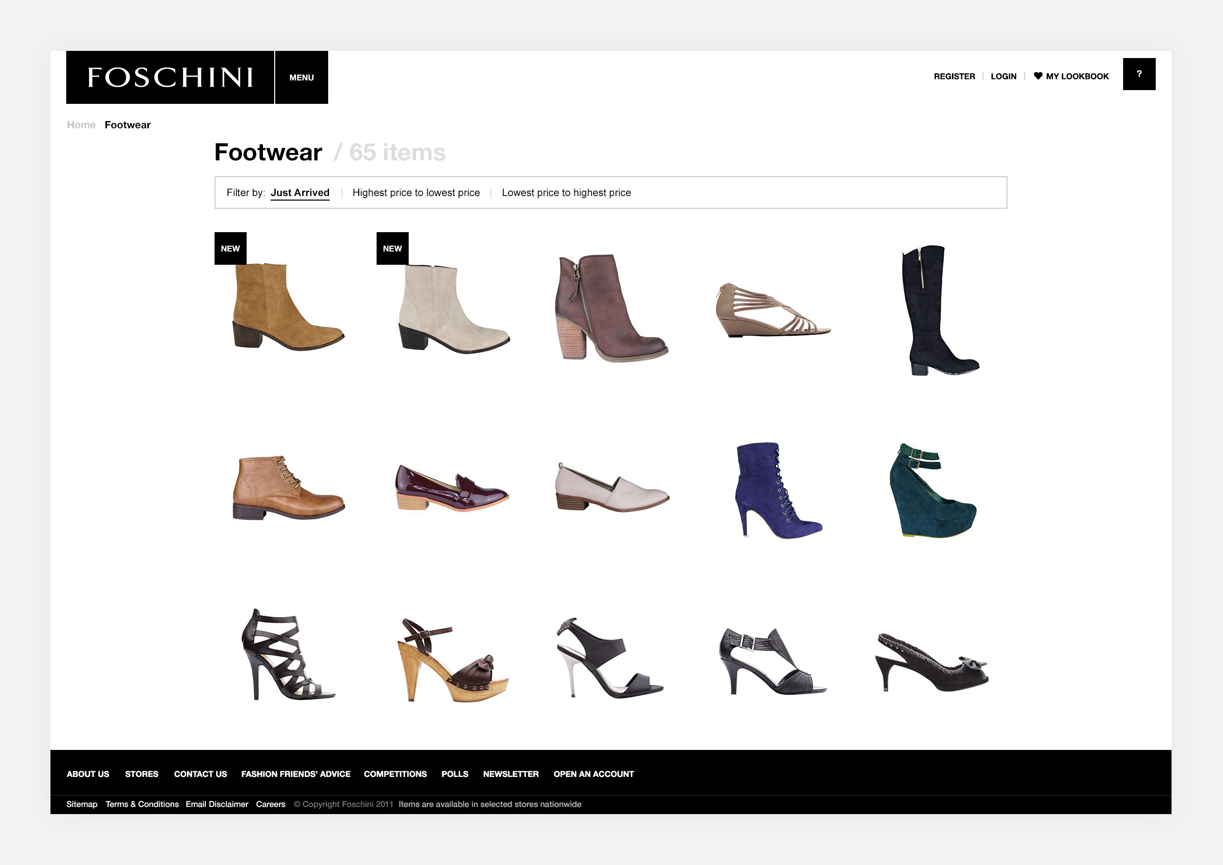 - THE Category Listing Page