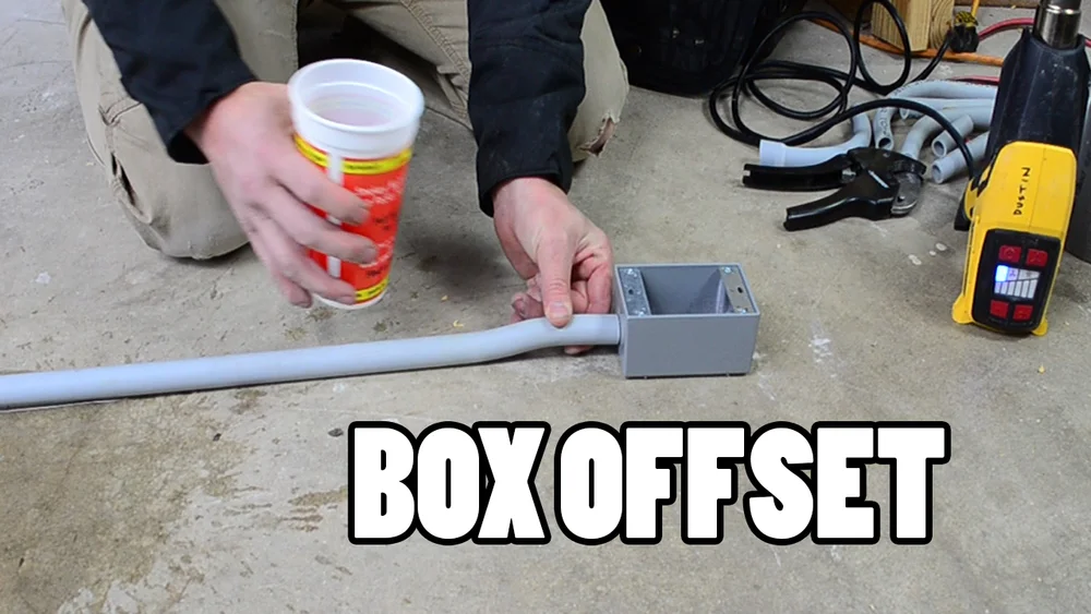 heating-and-bending-a-box-offset-in-pvc-conduit