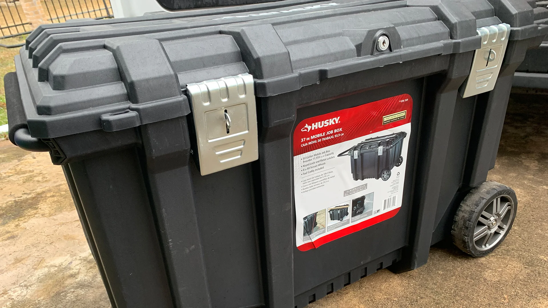 Electrician U — Tool Review Husky 37inch Rolling Portable JobBox