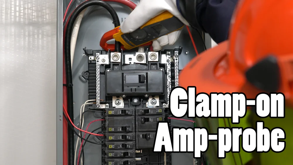 If you have larger wires than 1/0 THHN then you’ll need to get your hands on a clamp-on ammeter.