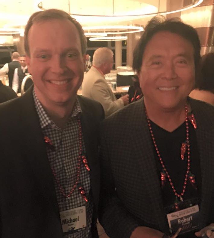 Michael Becker with Rich Dad Robert Kiyosaki