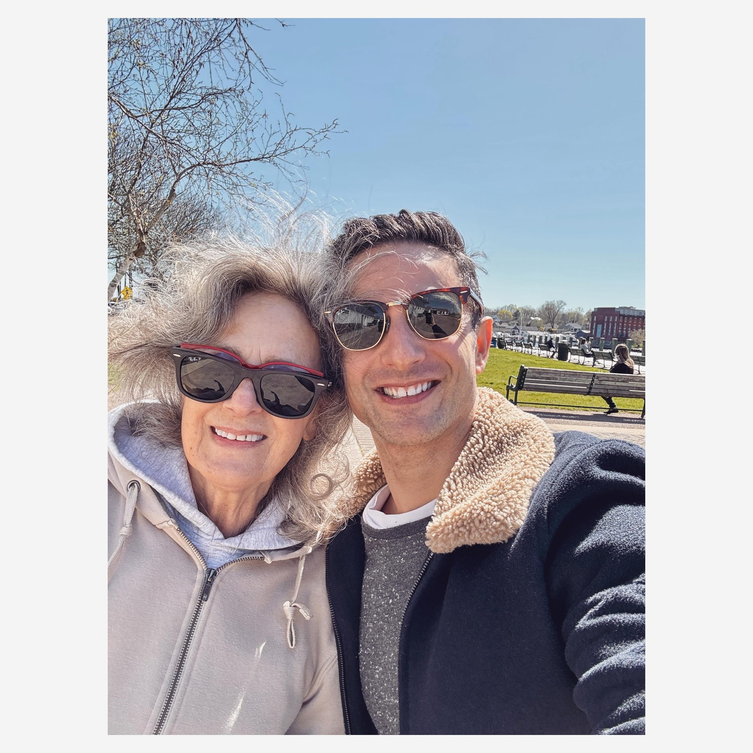 An afternoon in Mystic CT with Mom! 🦞🌊🩷 #mystic #connecticut #coastallife #mysticpizza #momday