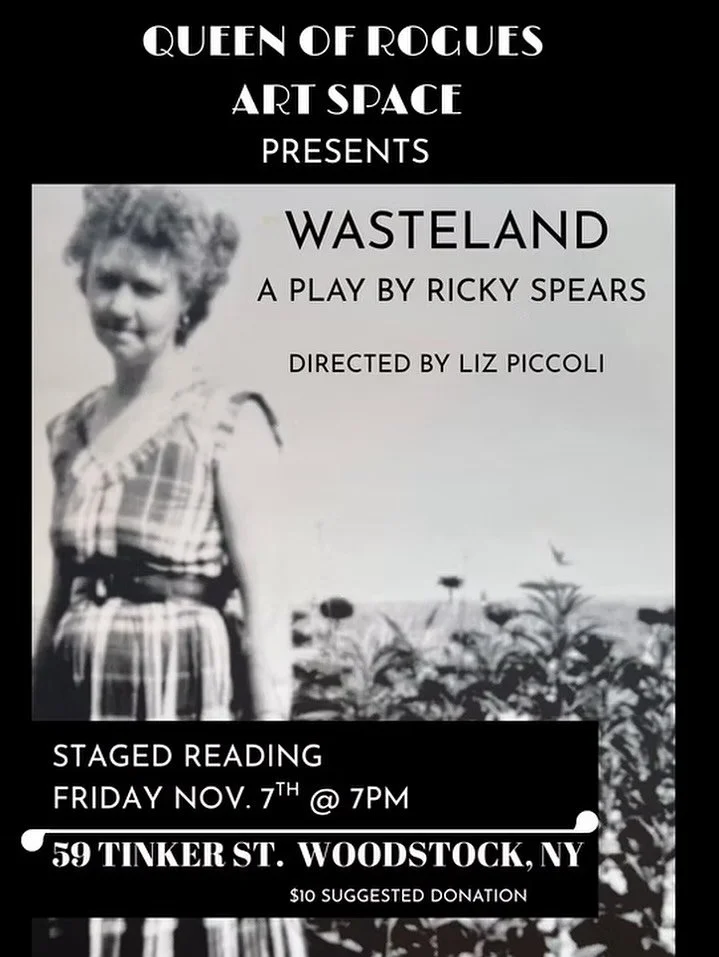 Very excited to head to Woodstock NY this week to read the role of &ldquo;Joe Evans&rdquo; in a reading of a new play WASTELAND, written by Ricky Spears and directed by Liz Piccoli! Queen of Rogues Arts Space, Fri Nov 7th, 7pm. 
#reading #newplay #wo