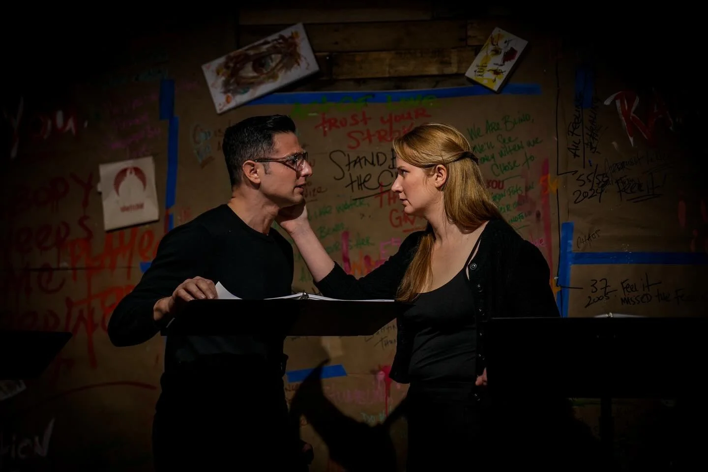 📸 @toastsolo

WASTELAND. 
A play by Ricky Spears.
Staged Reading directed by Liz Piccoli.
&ldquo;Joe Evans&rdquo; &amp; &ldquo;voice of Bobby Joe&rdquo;
@queen.of.rogues 

#stagedreading #woodstock #oklahoma #november