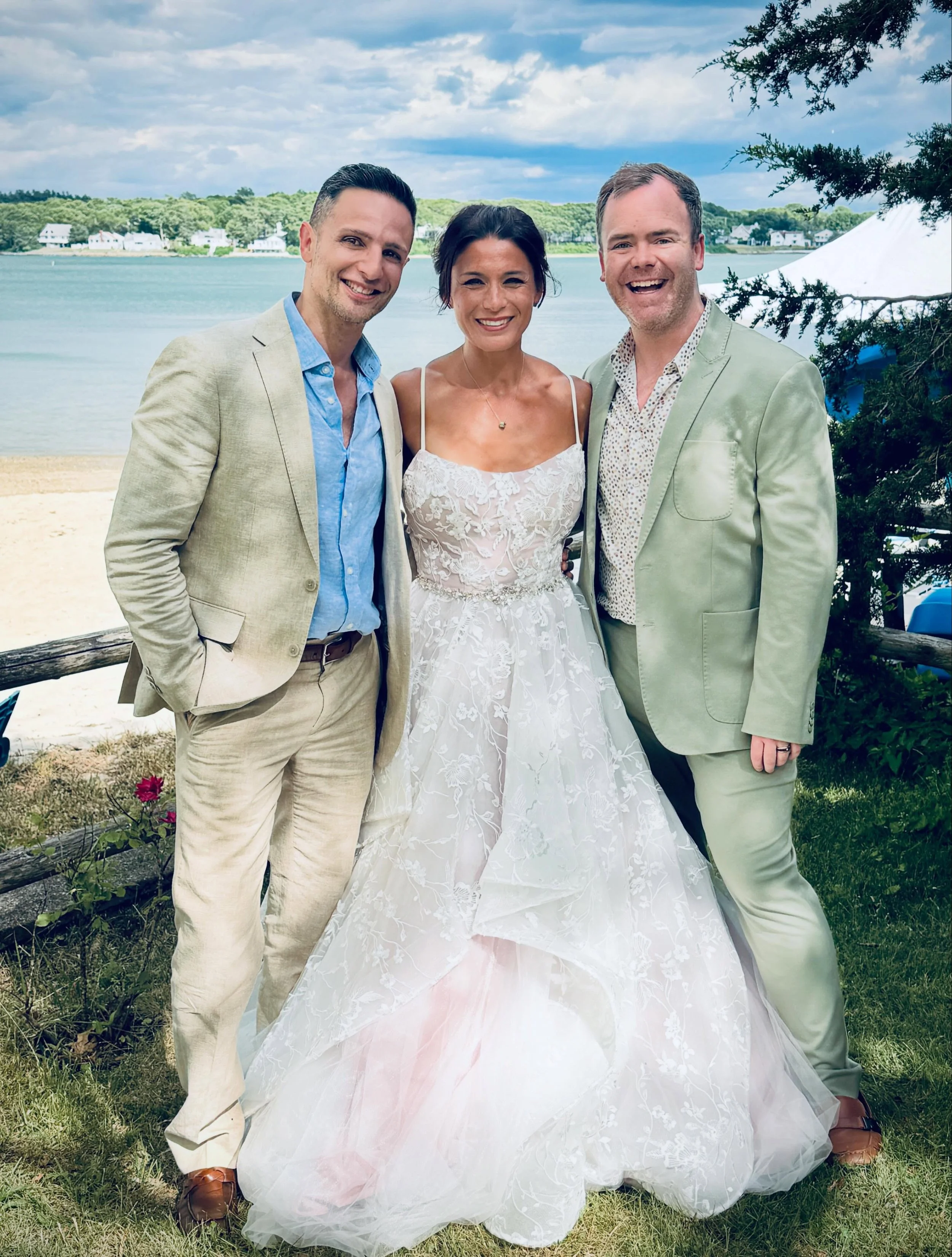 We are so happy for @loriregan &amp; @gclarke101005 ! Perfect couple and such a fun wedding weekend! 
💍🌊💕
#wedding #massechusetts #bostoncollege #love