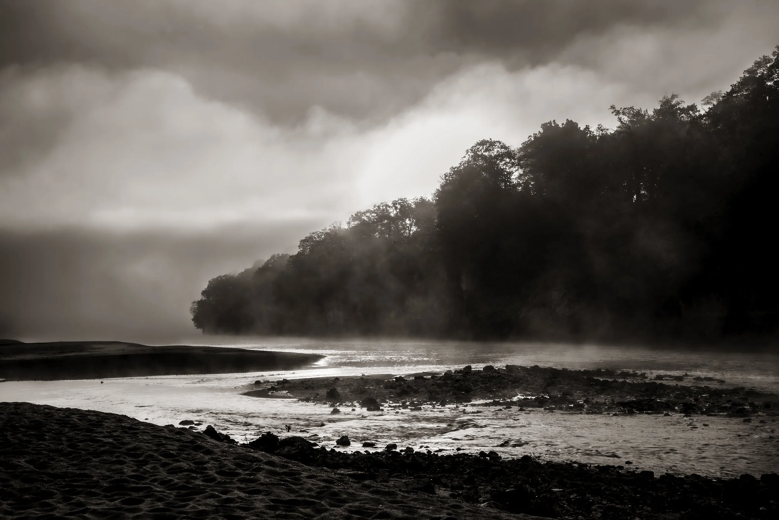 Moring Fog on the Cedar River (Copy)