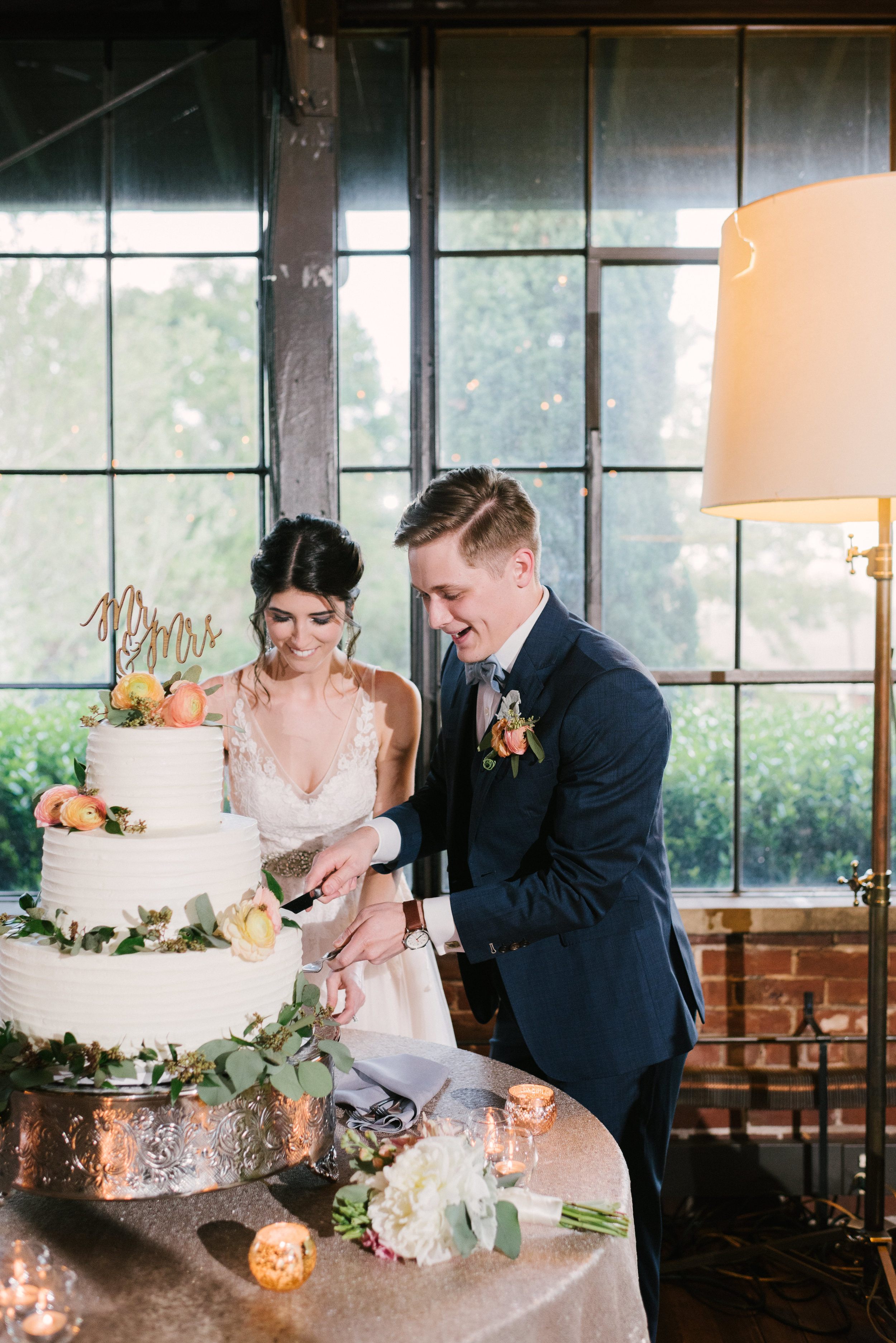 Industrial Modern Atlanta Wedding by Lauren Rae Photography