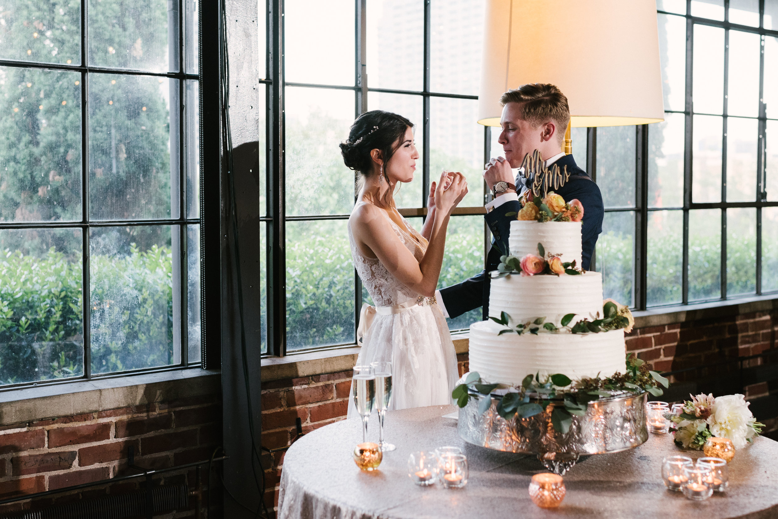 Industrial Modern Atlanta Wedding by Lauren Rae Photography