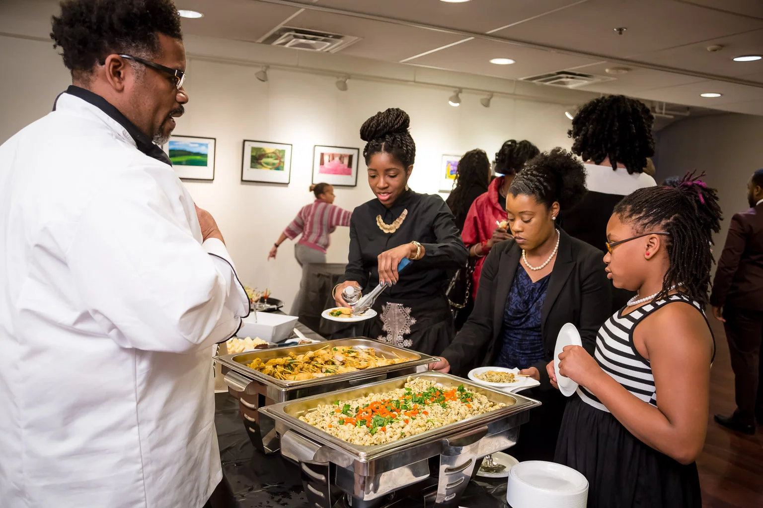 Chef William Young. Never met him before the event, but I know his name now. Great food is one of the best mnemonic devices!