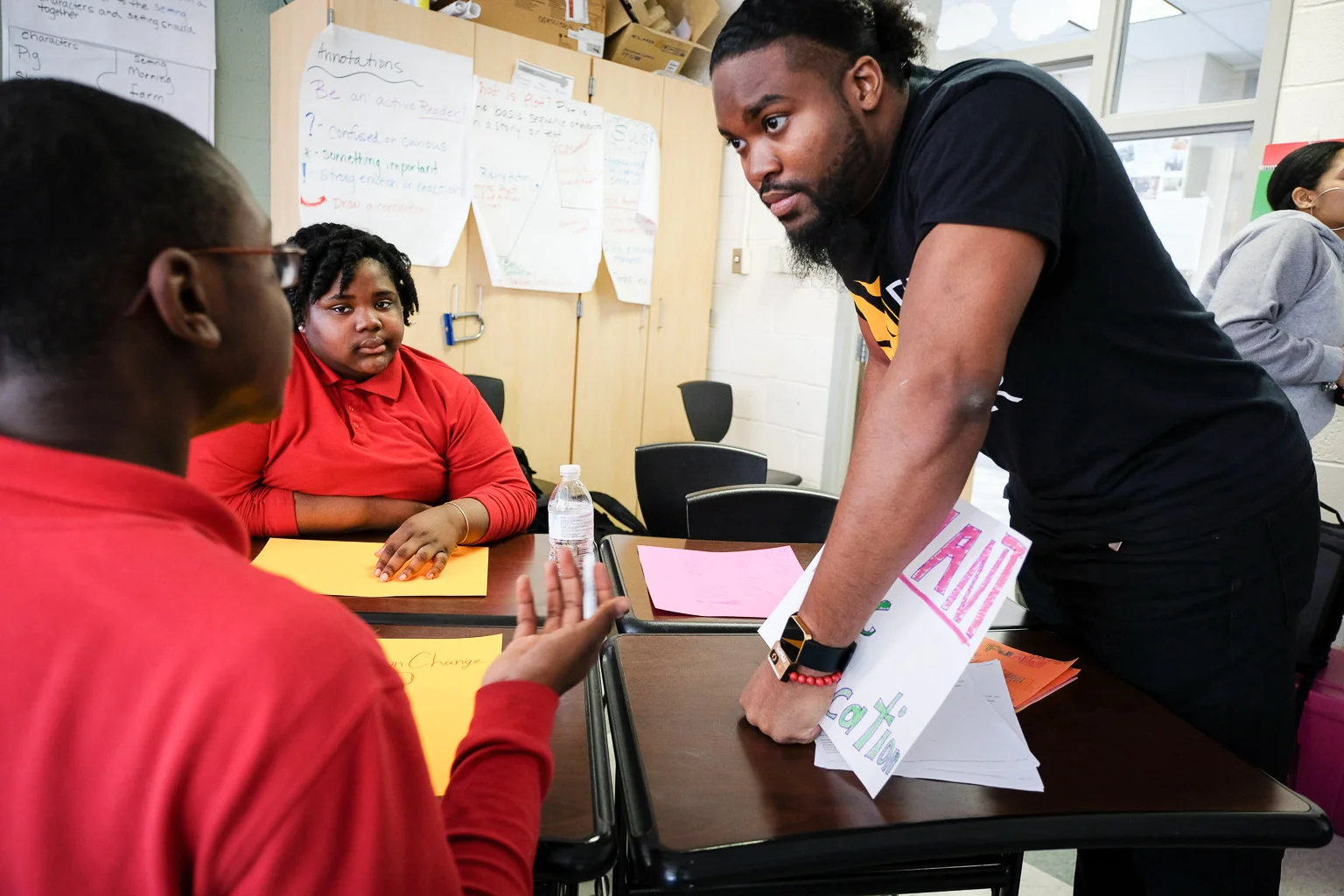 Maurice Bland teaching a workshop on how to organize and demonstrate for or against an issue. This man is a videographer par excellence. See his work at ReeseBland.com .