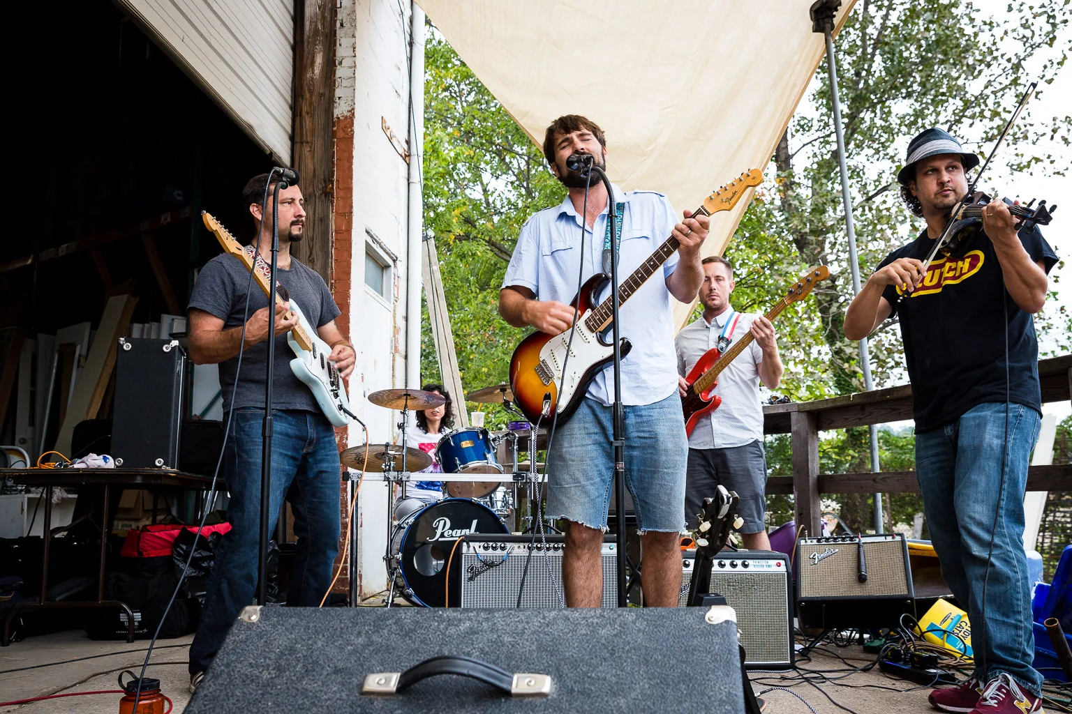 Local band: "Blue Plains". Follow them out on Facebook .