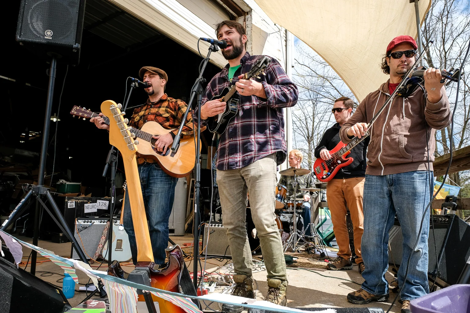 Local band: "Blue Plains". Follow them on Facebook . They're releasing an album soon that you definitely want to check out.