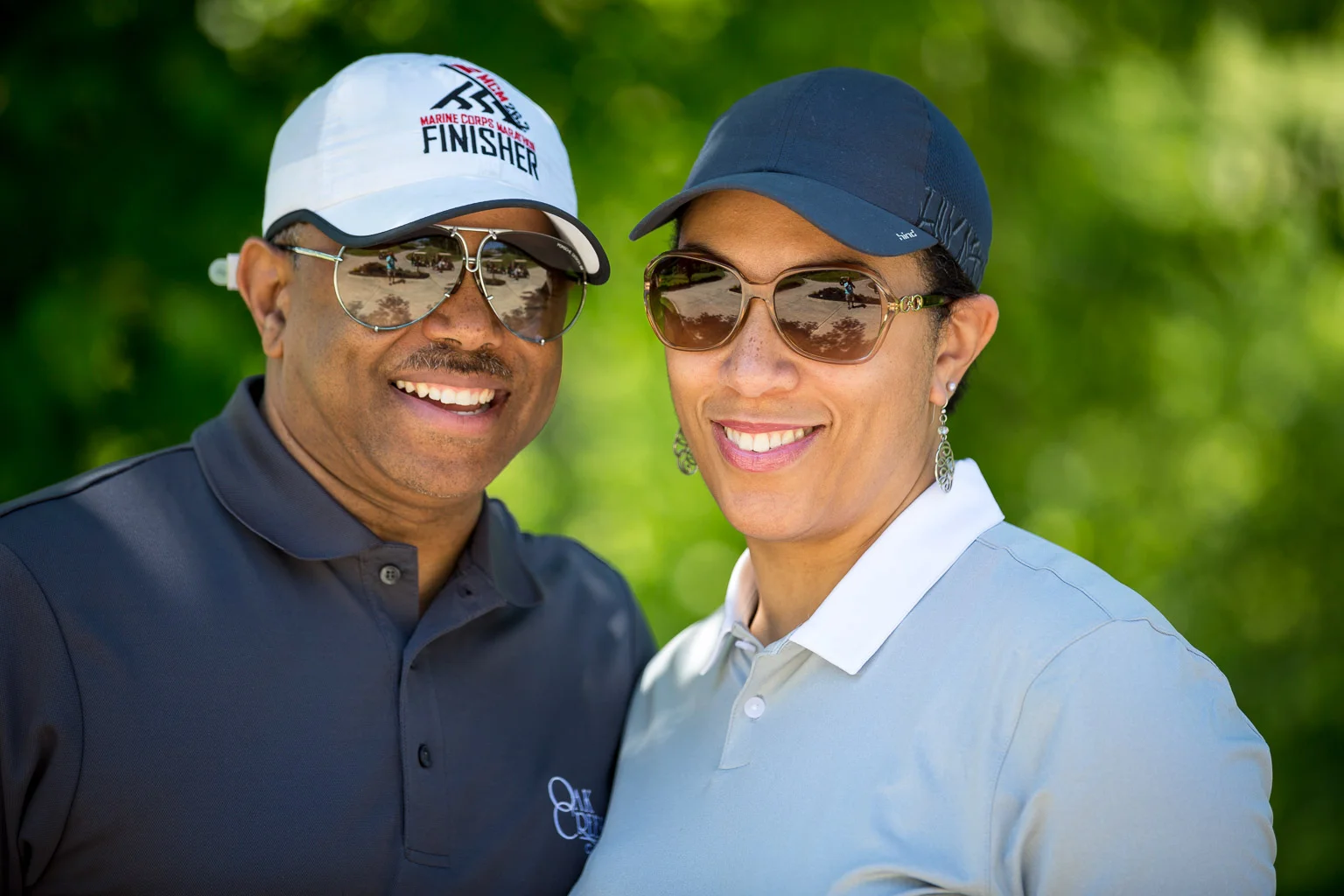 They came out for the golf clinic, but they have already conquered looking the part. LOOK AT THIS GORGEOUS COUPLE! STOP! STARE! BE AWESTRUCK...'CAUSE THEY ARE AWESOME!!! They probably can't play worth a damn, but if you need some models to stand next to your clubs to boost sales, they got you covered!