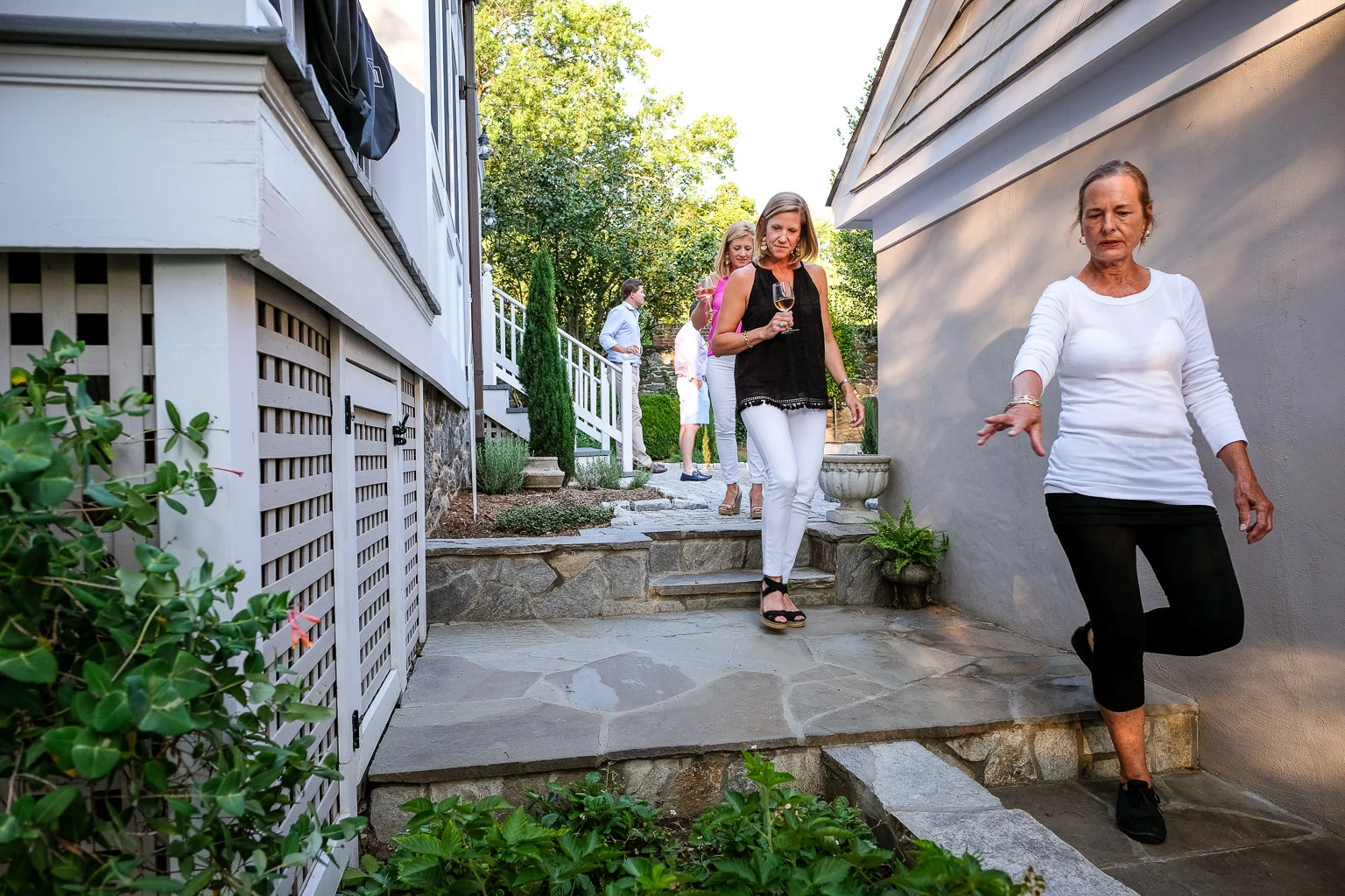 It all starts with a tour of the garden.