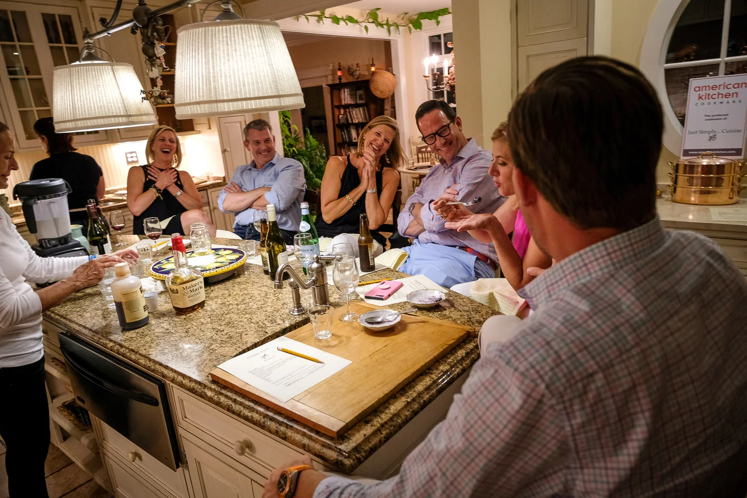 Food, friends, and fellowship: this is a huge part of the Just Simply...Cuisine experience.