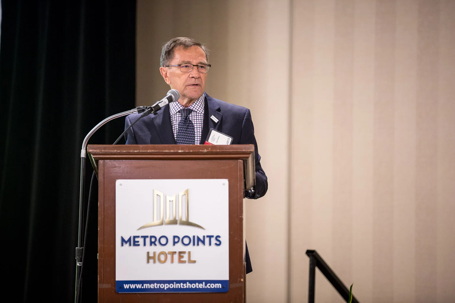 Tom Farasy, chairman of the Economic Development Committee for the chamber and CEO of Corner Media . Tom is the mechanic that maintains the engine that powered this event as well as everything else the Economic Development committee does.